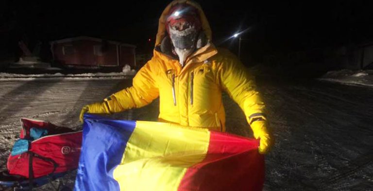 Romanul Tiberiu Useriu a invins a doua oara iadul alb: cistigator al ultramaratorului 6633 Arctic