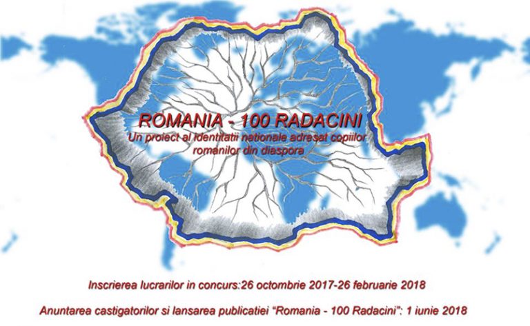 COPII din DIASPORA, invitati la CONCURSUL DE DESEN “România – 100 Radacini si o privire catre viitor”