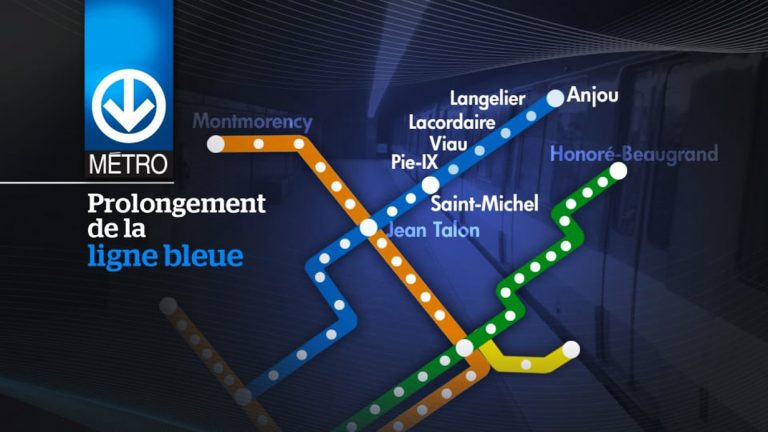 Metrou Montreal: Prelungirea cu 5 statii a liniei albastre
