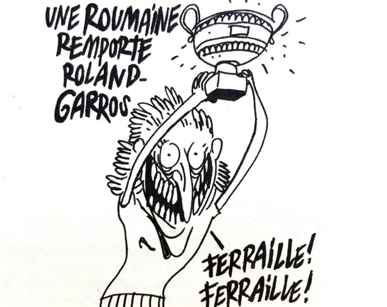 Charlie Hebdo jigneste victoria Simonei Halep la Roland Garros si, din nou, pe romani