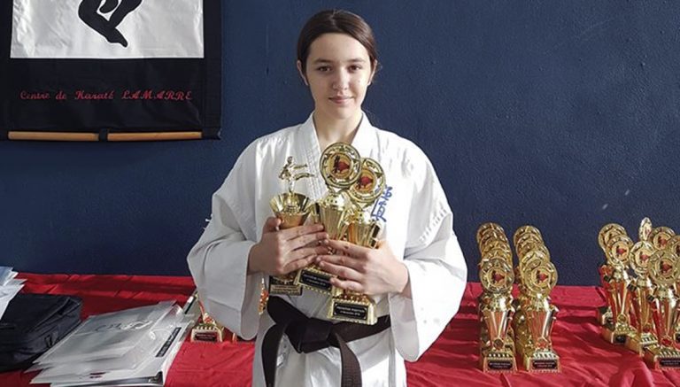 Despre copiii romanilor din Canada: Flavia, noi succese pe tatami