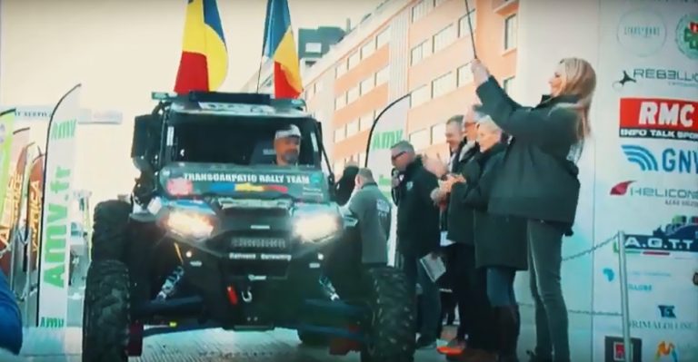 (Video) Românul Claudiu Barbu, premiat pentru rezultatul istoric in Africa Eco Race