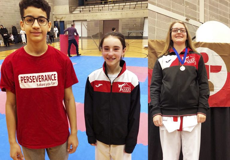 Clubul de karate al senseiului Sorin Alexandru: trei dintre cei sase tineri sportivi calificati pentru Jeux du Québec 2019