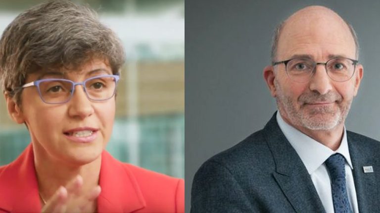 Profesoara de origine romana (Universitatea Portland) si un profesor canadian (UdeM), distinsi cu Titlul de Doctor Honoris Causa al UMF Carol Davila