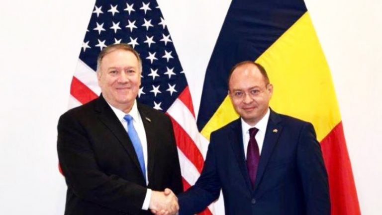 Bogdan Aurescu si Mike Pompeo, discutii despre ridicarea vizelor pentru SUA