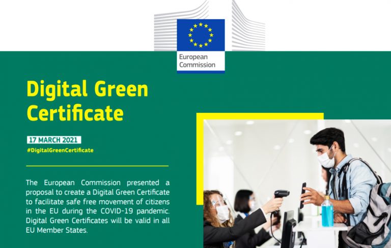 “Certificatul verde digital”, propus astazi de Comisia Europeana pentru facilitarea calatoriilor in UE