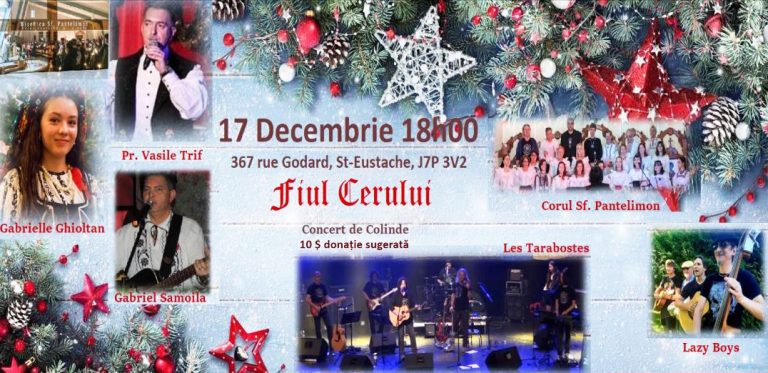 “Fiul Cerului”, concert de colinde acompaniat de expozitia foto “Vremea Sarbatorilor”